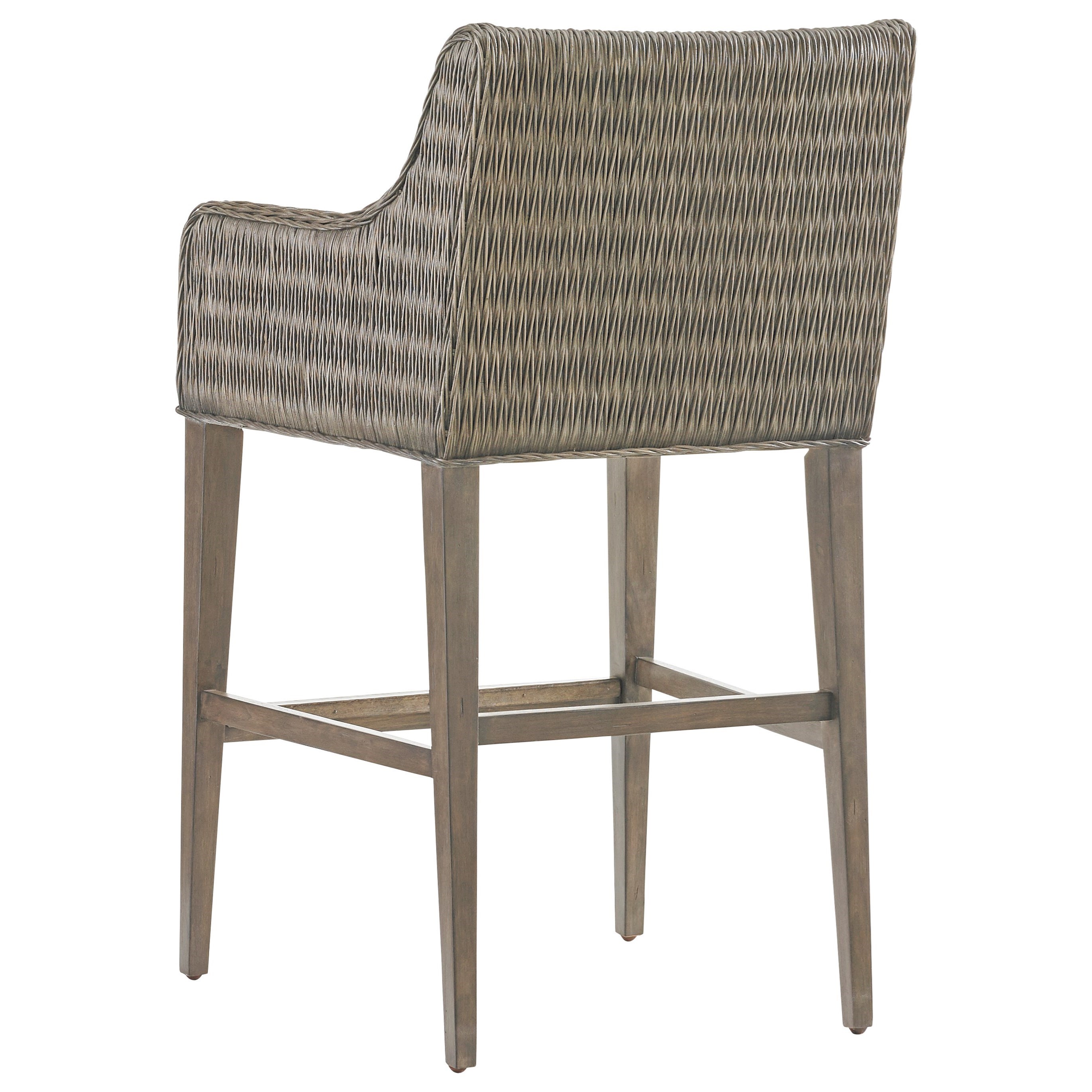 Tommy Bahama Home Cypress Point 562896 Turner Woven Rattan Bar Stool